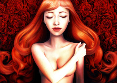 #oilpainting #contemporyart #popsurrealism #lowbrow #surrealism #irishart #irishartist #galwayartist #rosemaryfallon