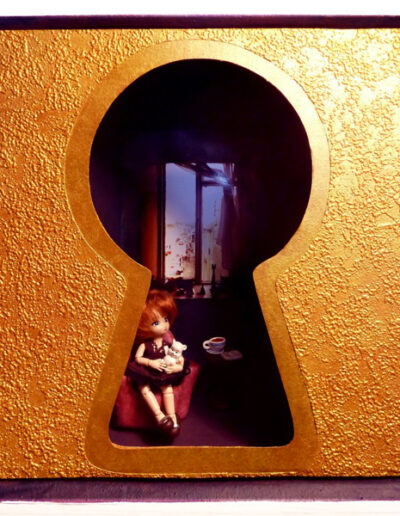 #diorama #dollboxes #bjddolls #customdolls #sculpture #contemporyart #popsurrealism #lowbrow #surrealism #irishart #irishartist #galwayartist #rosemaryfallon