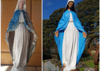 #religiousstatues #statuesrestoration #sculpture #contemporyart #irishart #irishartist #galwayartist #rosemaryfallon