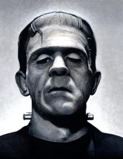 #Frankenstein #acrylicpainting #contemporyart #portraitpainting #photorealism #irishart #irishhistory #irishartist #galwayartist #rosemaryfallon